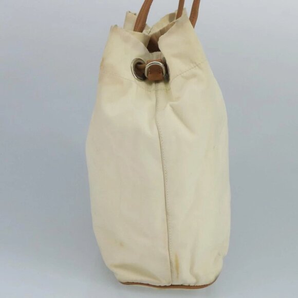 PRADA Shoulder Bag Nylon White Auth 109902 - Picture 4 of 15